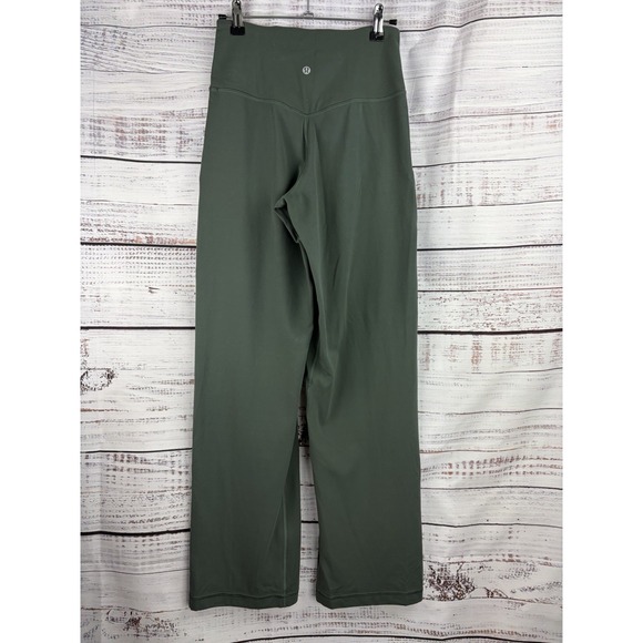 Lululemon Align Wide Leg High-Rise Pant 31" Size 4 Smoked Spruce Olive Green - Picture 12 of 12